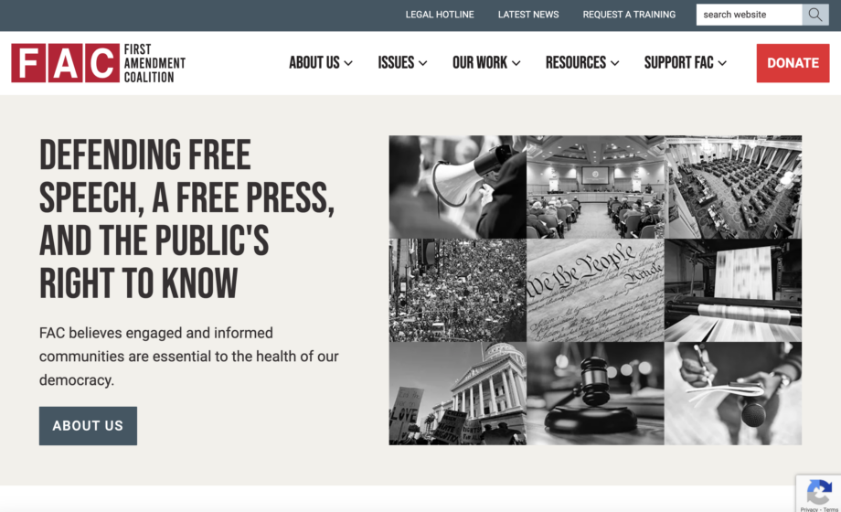 Defending Free Speech, a Free Press, and the Public's Right to Know